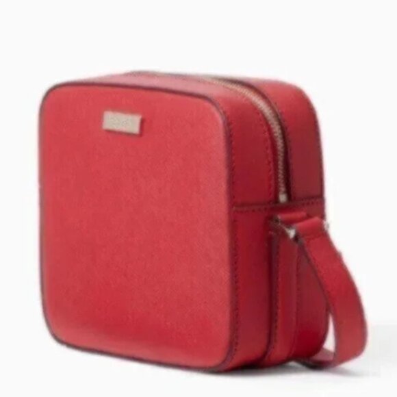 NWT Kate Spade Red Classic Business Casual Everyday Crossbody Bag - Picture 3 of 9